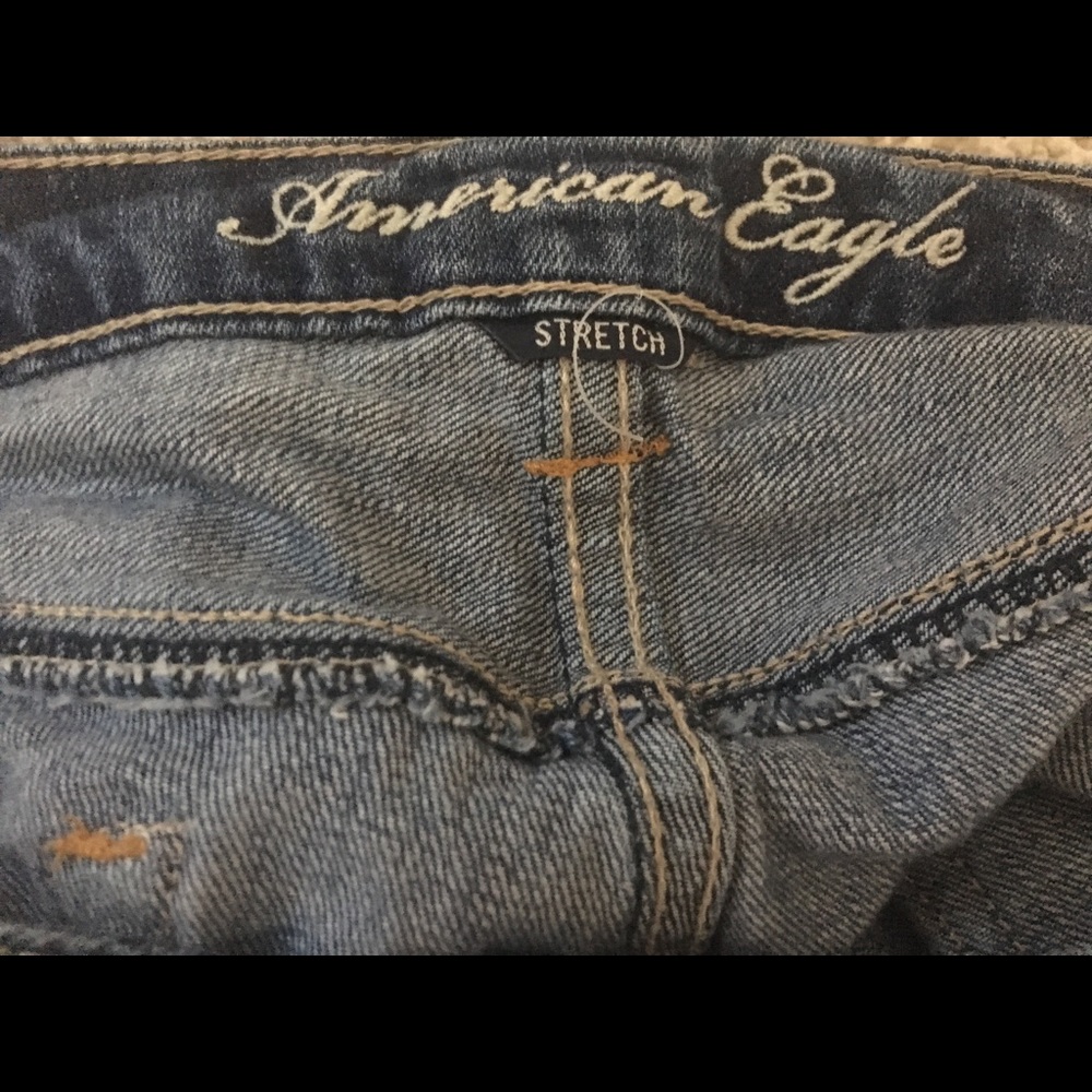 Distressed American Eagle Jeans